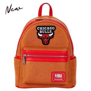 Loungefly - NBA Chicago Bulls Basketball Logo Mini Backpack